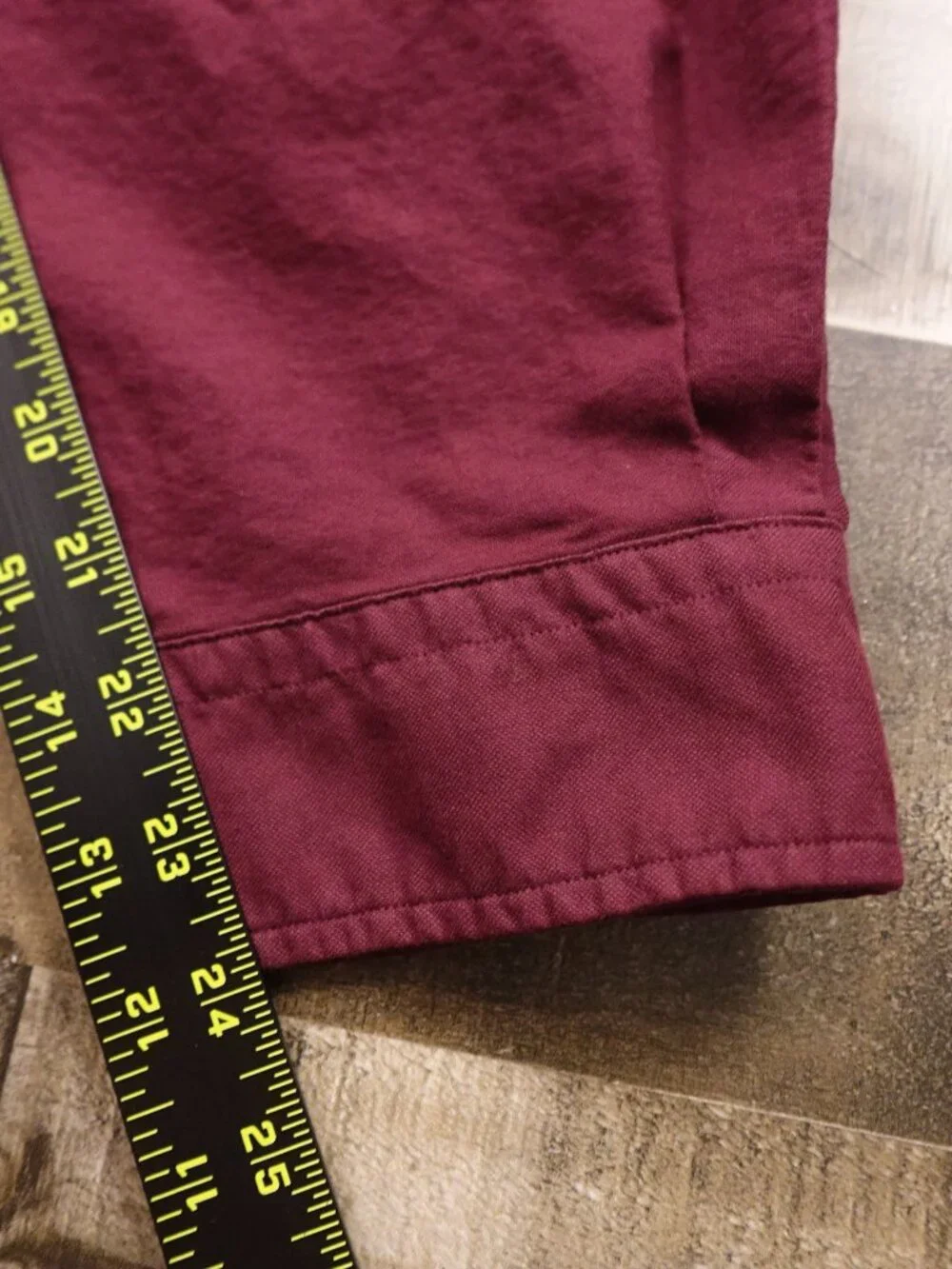 Polo Ralph Lauren Oxford Button Down Shirt Men's 3XLT Burgundy Cotton